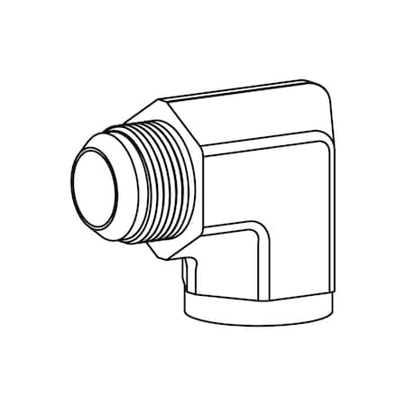 Hydraulic Fitting-Steel10MJ-06FP 90